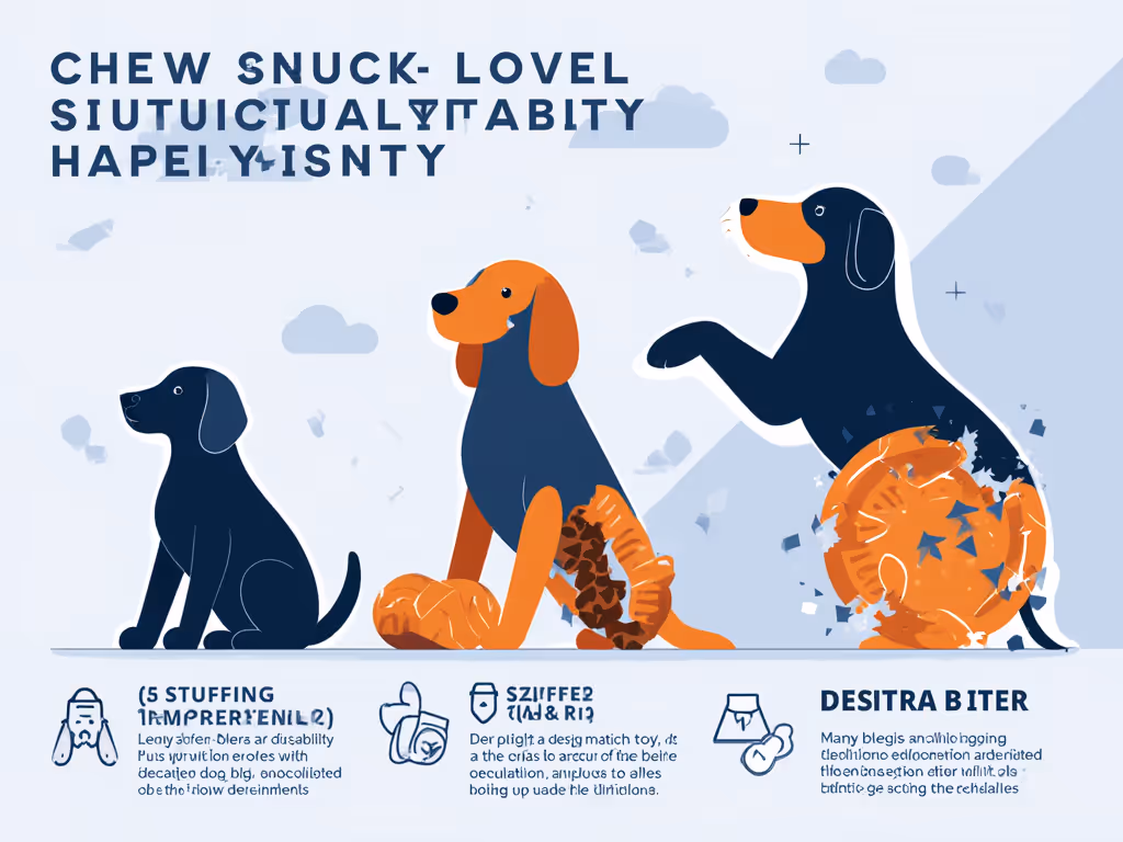 Plush toy chew level comparison chart