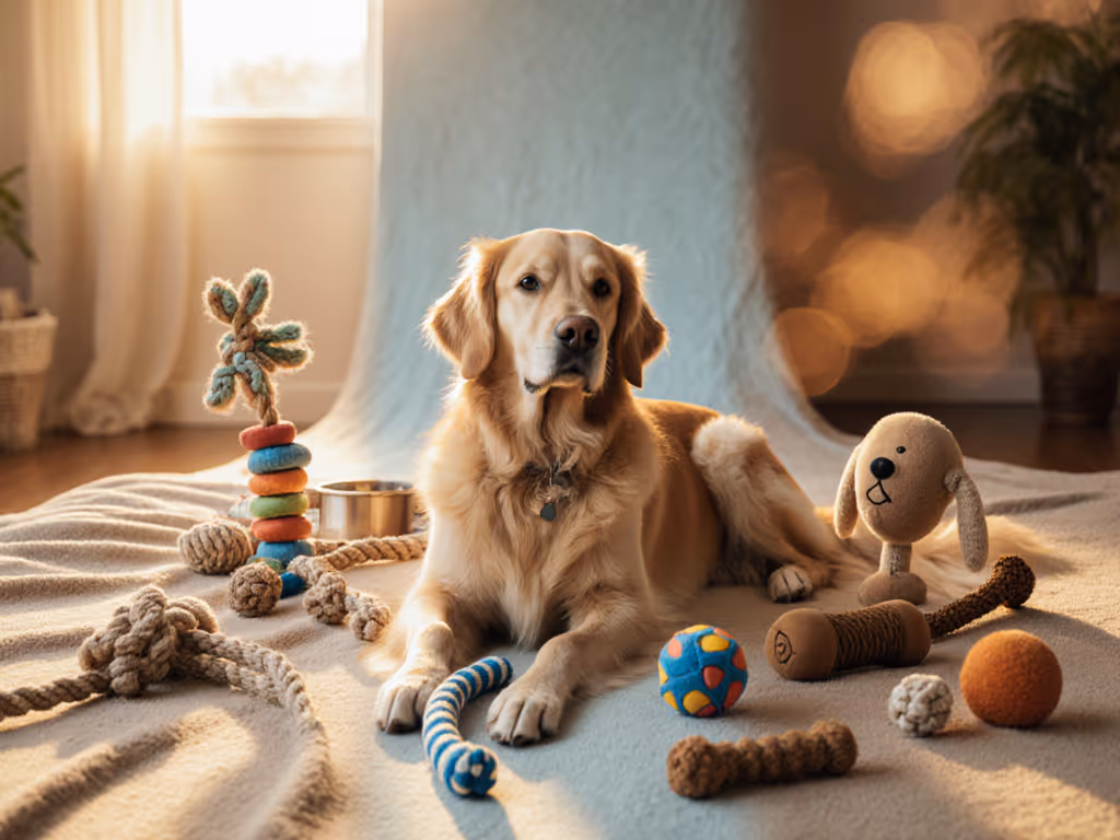 dog_relaxing_with_toys_at_different_times_of_day