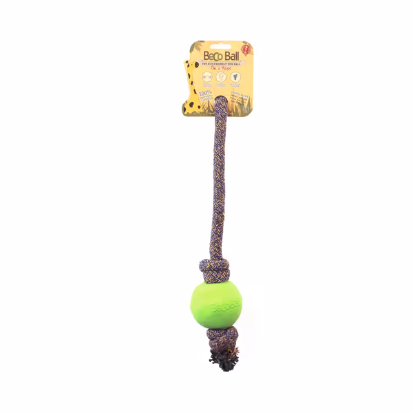 Beco Rubber Ball on Rope
